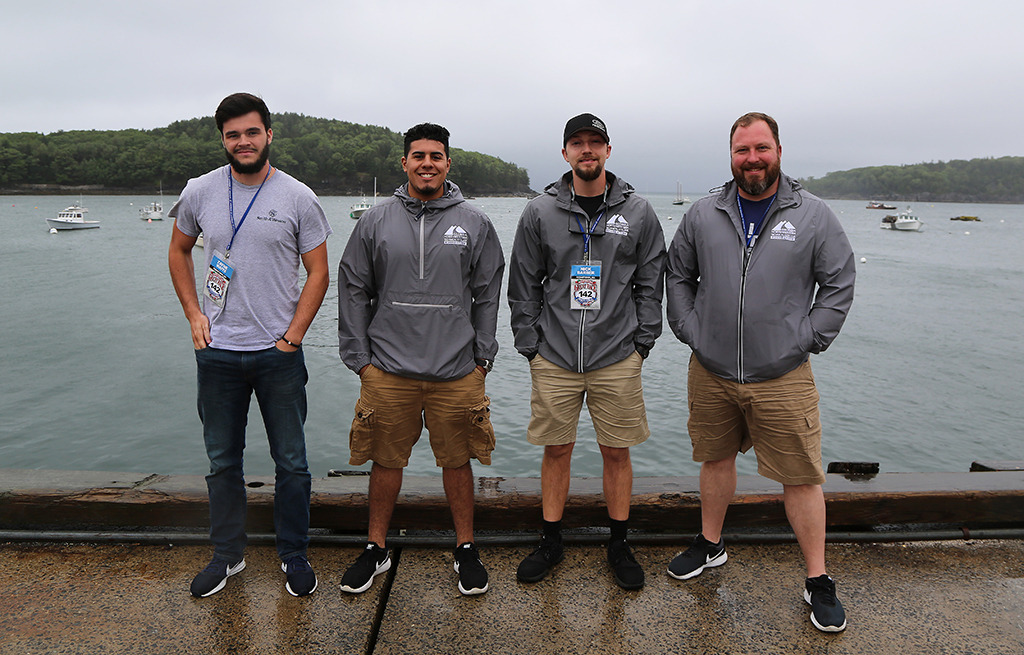 Team DeSoto poses for a picture in Bar Harbor, Maine. All four members of the GNTC student team are residents of Cedartown. Team DeSoto is (from left to right) Zayne Waits, John Valle, Nicholas Barber, and Adam Grogan.