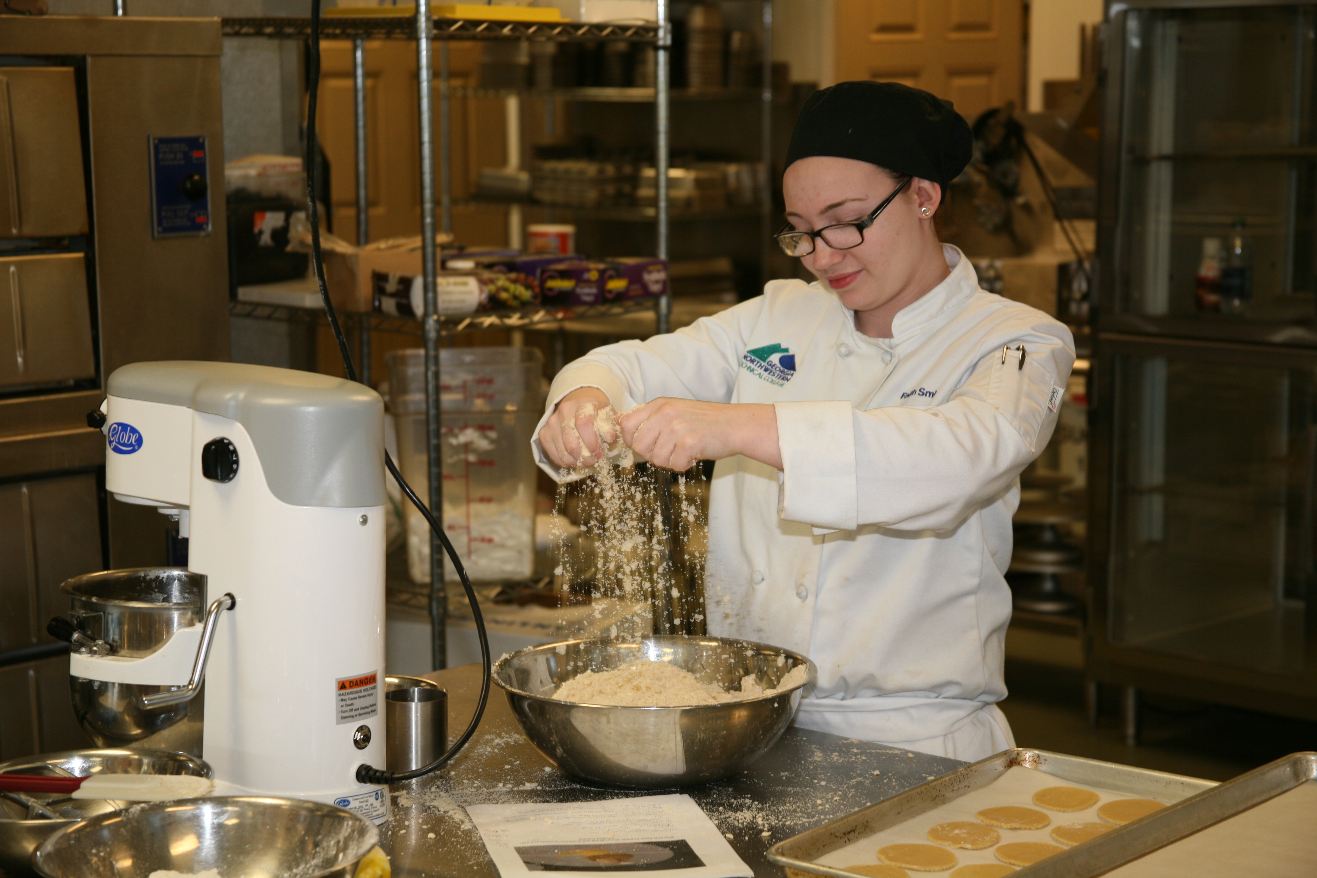 Faith Smith of Calhoun prepares traditional Irish Cuisine for a special “Taste of Ireland” reception and dinner held at GNTC in March.  
