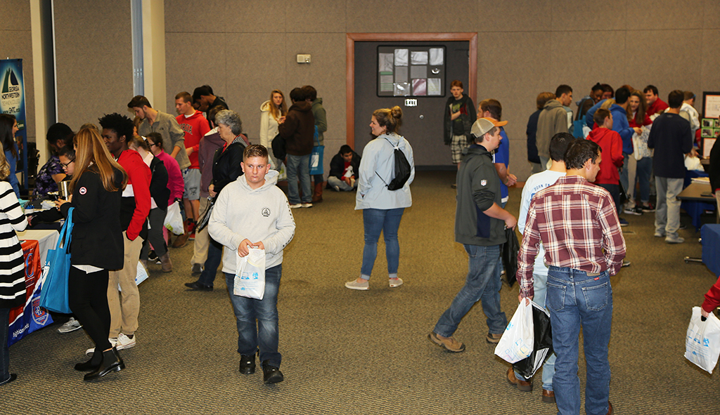 Hundreds of area high school students came to the Transition Fair on the Floyd County Campus in Rome.