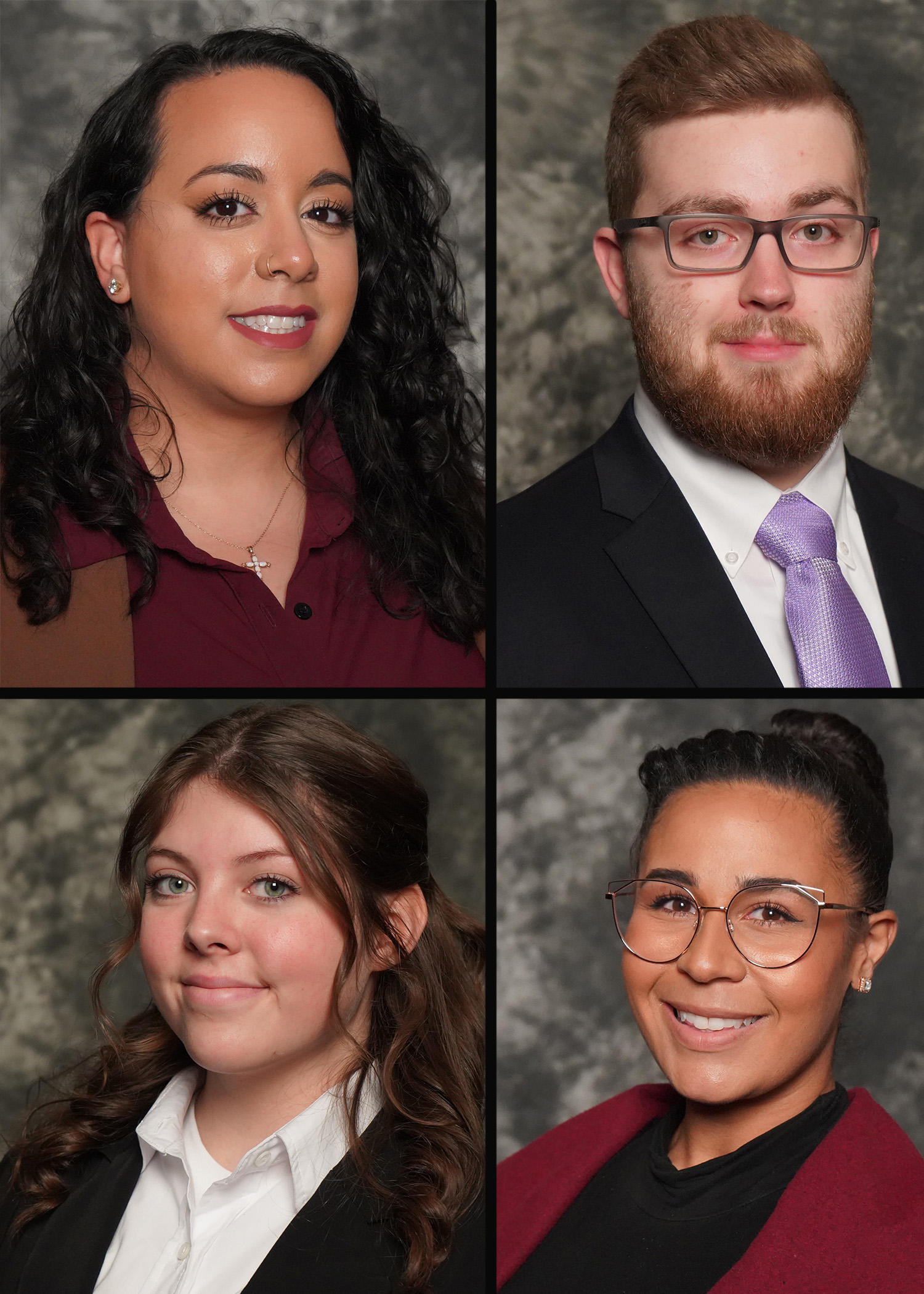 (From left to right, top to bottom) Claudine Iskander, Alexander Orebaugh, Cayla Pemberton and Kala Venteicher are finalists for GNTC’s 2023 GOAL Award.