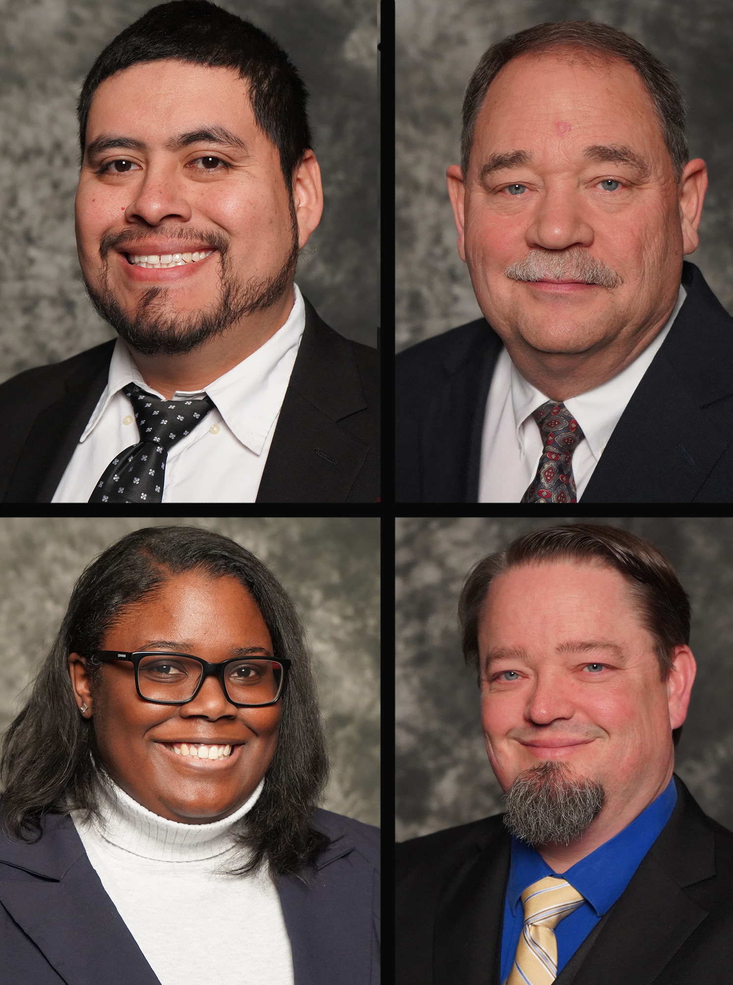 (Left to right, top to bottom) Salvador Gonzalez, Timothy Keasler, Dr. Alisa Kinnebrew and Rocky Spurlock have been nominated for GNTC’s 2023 Rick Perkins Award. 