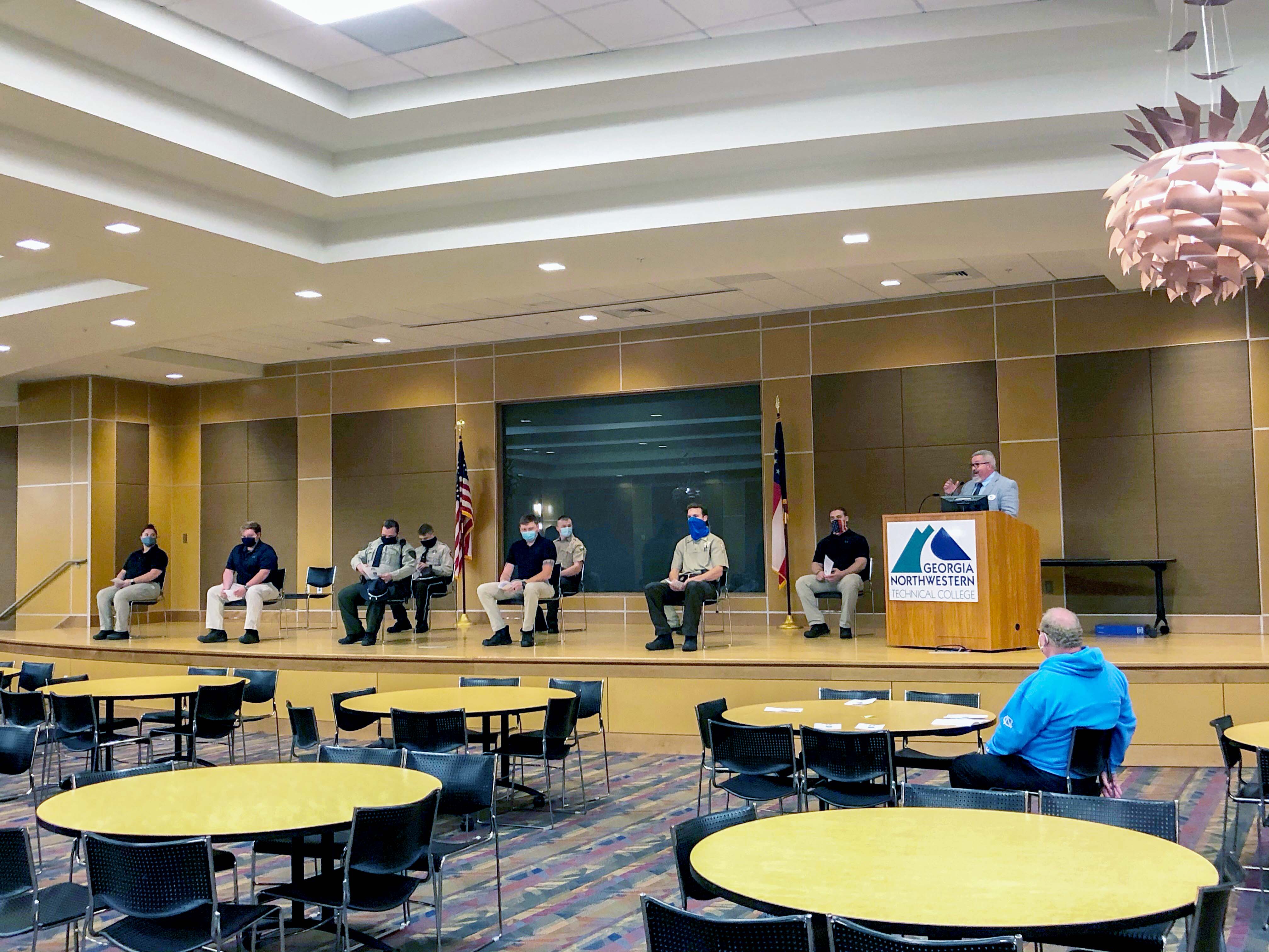 Ten Georgia Northwestern Technical College (GNTC) students recently graduated from Basic Law Enforcement Training Classes #202001, #202002 and #202003.