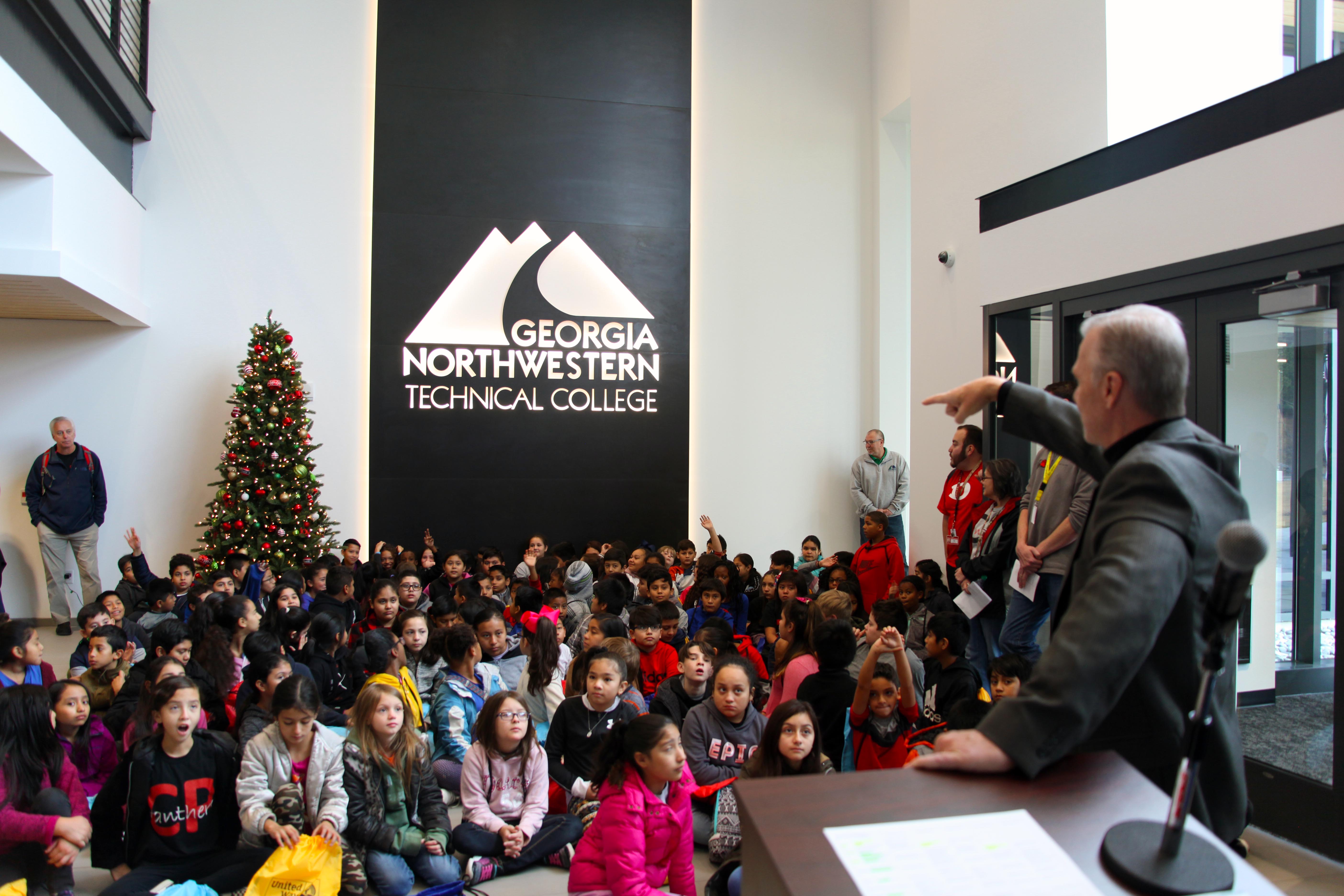 Around 500 fifth grade students from Dalton Public Schools toured the GNTC Whitfield Murray Campus on Friday, Nov. 15 through a partnership with United Way.