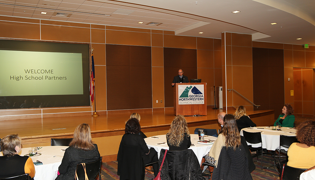 The 2019 High School Appreciation Luncheon at GNTC’s Gordon County Campus. Counselors, faculty and administrators from schools across the northwest Georgia region took part in the luncheon.