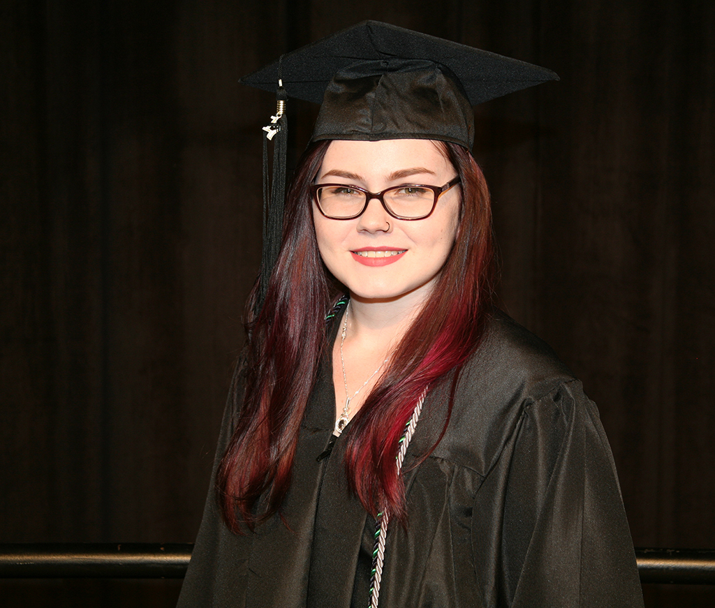 Miette Craig received her associate degree in Business Management  before she got her high school diploma. She is currently attending the University of Tennessee at Chattanooga and had to leave class early to attend the 2017 Spring Commencement Ceremony in Rome.