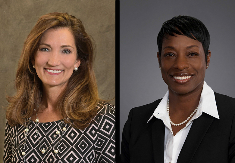 Dr. Michele Taylor (left) of Calhoun was selected as chair out of the 13-person board and Cassandra Wheeler (right) of Rome was selected to serve as vice chair. GNTC’s Board of Directors is comprised up of representatives from its nine-county service area.