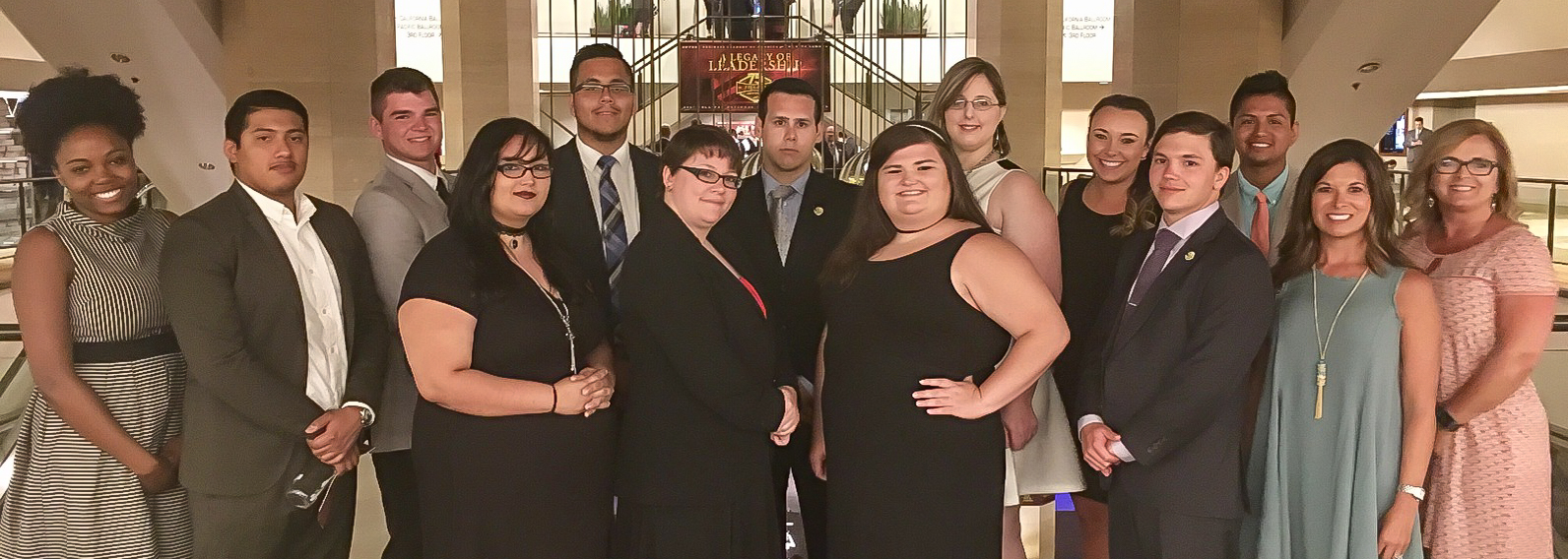 Georgia Northwestern Technical College’s National Phi Beta Lambda competition team competed June 24-27 in Anaheim, California. Pictured, from left, are GNTC Phi Beta Lambda Advisor Brittny Burns, Jonathan Herrera, Cage Gary, Selena Spivey, Ronal Bueso, Amanda Teeters, Nicholas Post, Allie Long, Elisabeth Harp, Corey Carlile, Brett Notabartolo, Miguel Ramirez, GNTC Phi Beta Lambda Advisor Dione Waddington, and GNTC Phi Beta Lambda Advisor Patty Hart.