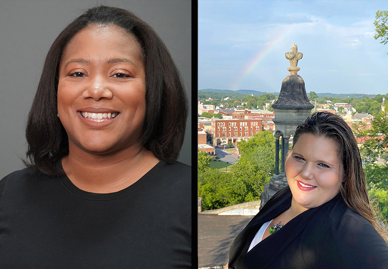 Tatiana Edwards (left), a Logistics and Supply Chain Management major, and Amber Grant (right), a Business Management major, placed in the top 10 in the Phi Beta Lambda 2020 National Leadership Online Experience. 