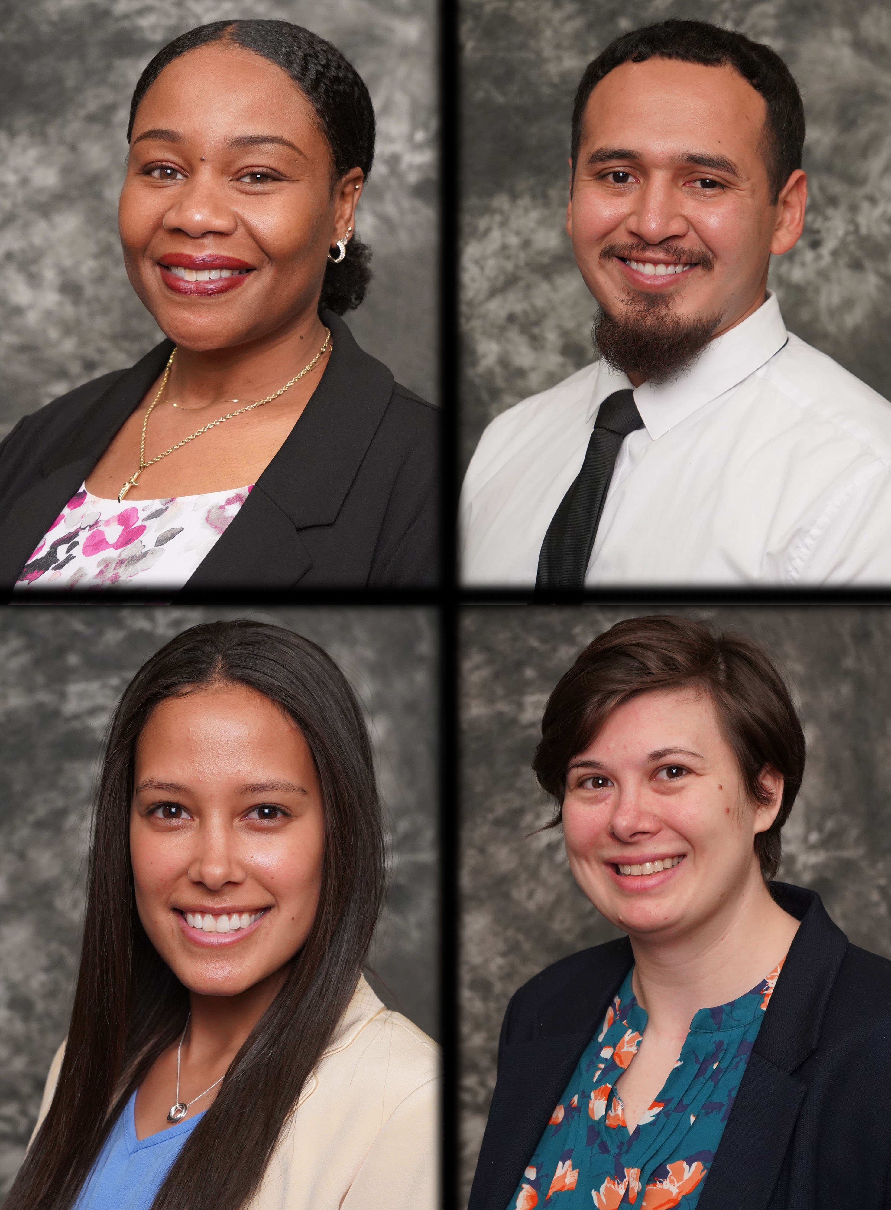 The students chosen as semi-finalists for GNTC's GOAL award are (top row, left to right) Tressa Brown, Jose Gonzalez, (bottom row, left to right) Stephanie Kuhrt and Brittany Wattenbarger.   