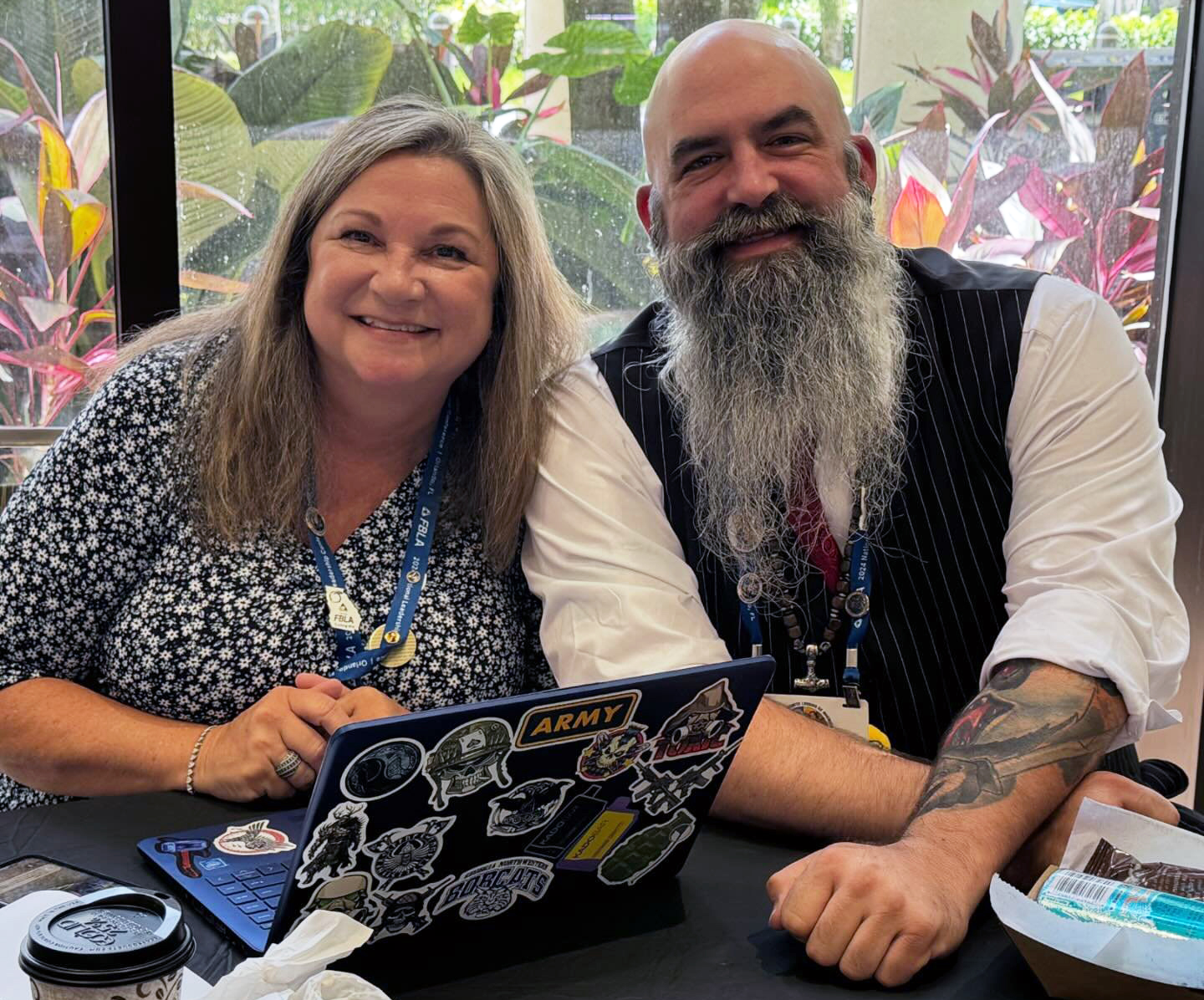 GNTC’s Nancy Johnson (left) and Brandon Wishon competed at the Future Business Leaders of America (FBLA) Collegiate National Leadership Conference held recently in Orlando. Johnson placed seventh in Foundations of Entrepreneurship.