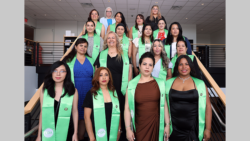 Sixteen graduates received their Spanish Child Development Associate credentials on July 16, at GNTC