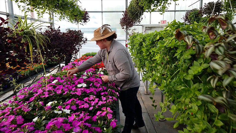 Horticulture student