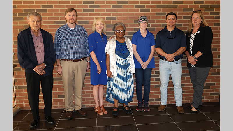 Scholarship recipients Patricia Buford, Greg Huff and Lisa Smith celebrate receiving GNTC’s new Selena’s Scholarship