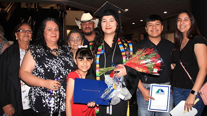 Graduate Yosdel Lizbeth Castaneda’s family