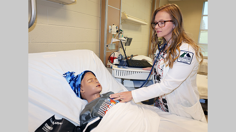 GNTC student Stephanie Wilson expects to graduate with her Associate of Science in Nursing degree in December.