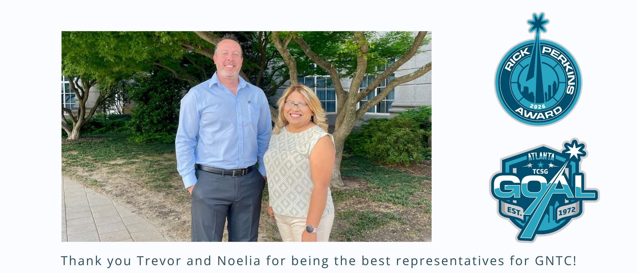 Trevor Roberts and Noelia Sargento are the Rick Perkins and GOAL Award Winners for 2026