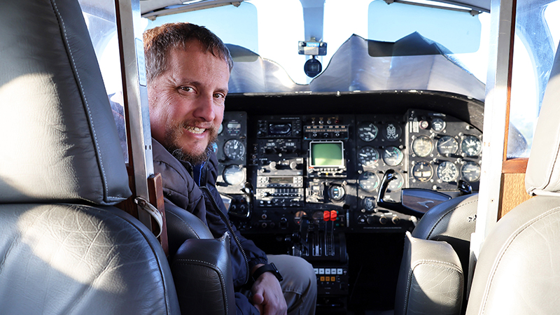 Zac Fager, program director and Instructor of Aviation Maintenance Technology at GNTC