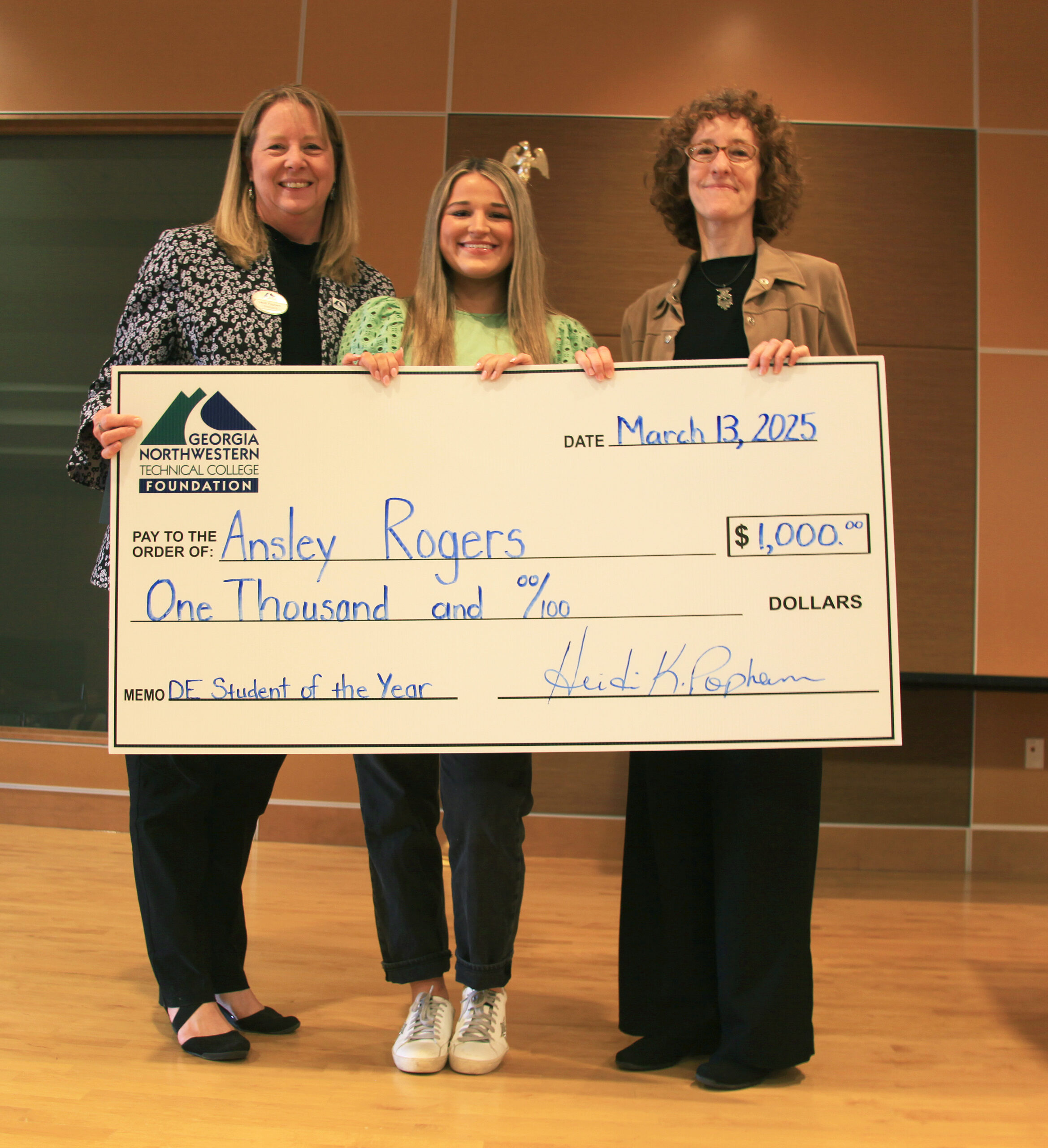 GNTC’s 2025 Dual Enrollment Student of the Year Ansley Rogers